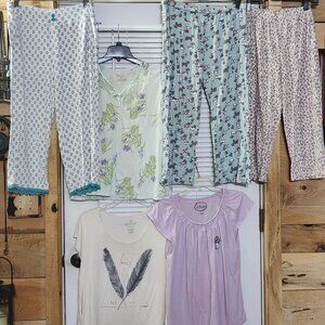 various brands womans pajamas pieces  size Medium
